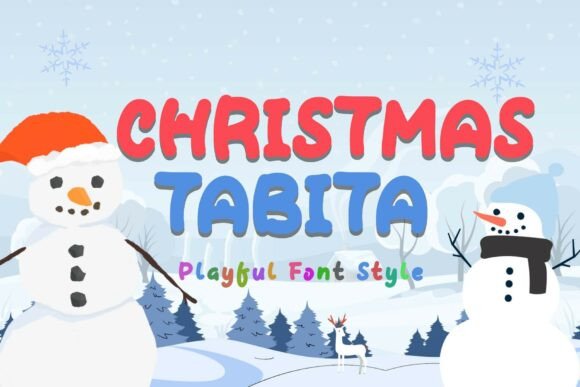 Christmas Tabita: A Playful Holiday Font