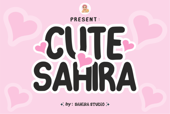 Cute Sahira: Elevating Design with Romantic Handmade Typography