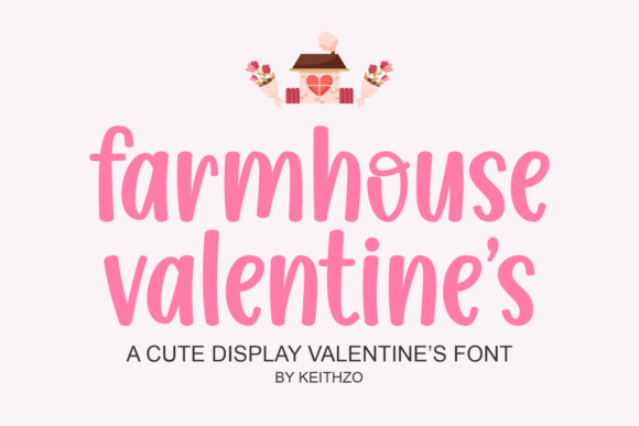 Farmhouse Valentine: A Handwritten Font for Rustic Charm