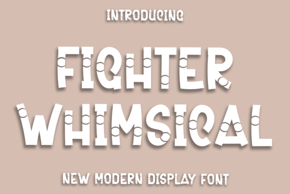 Fighter Whimsical: A Festive Typeface for Holiday Design Projects