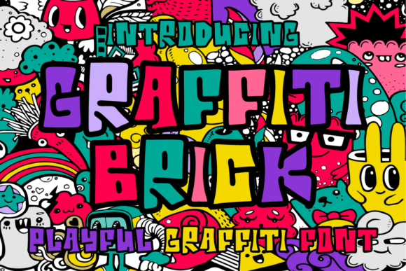Graffiti Brick: A Bold Typeface for Urban-Inspired Design