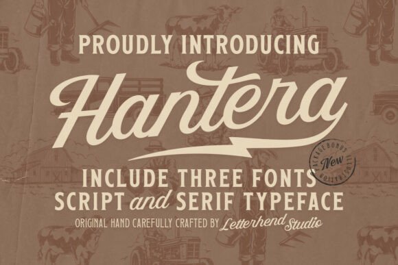 Hantera: The Vintage Typeface That Brings Workshop Soul to Modern Design