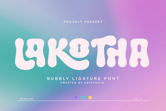 Lakotha: Defining the Fluid Aesthetic of Modern Psychedelic Typography
