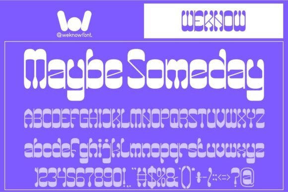 Maybe Someday: A Typography That Bridges Retro Charm and Modern Sleekness