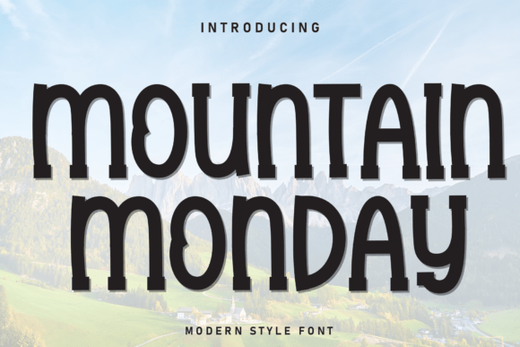 Mountain Monday: A Sturdy Typeface for Bold Outdoor Branding