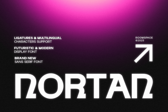 Nortan: The Ultimate Futuristic Typeface for Modern Digital Design