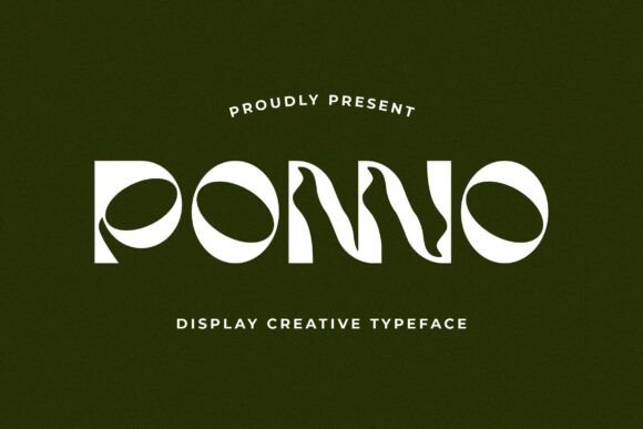 Ponno: A Vibrant Display Font for Standout Designs