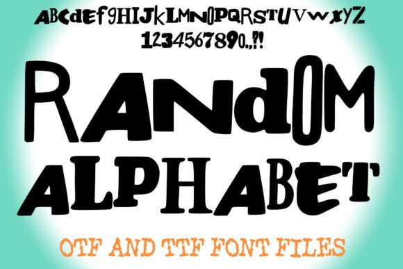 Random Alphabet: Unleashing the Unexpected in Your Designs