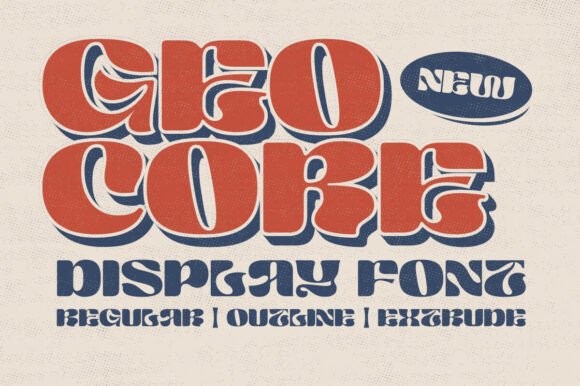 Reviving the Groovy Era: Why Geo Core is the Ultimate Retro Display Font