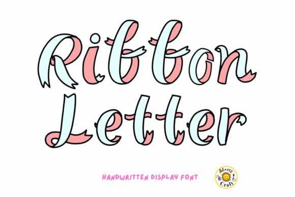Ribbon Letter: Elevating Design with Whimsical Elegance