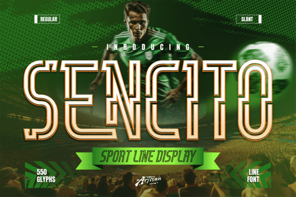 Sencito: Defining the Modern Aesthetic with Bold Line Display Typography