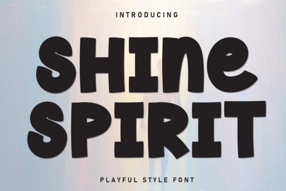 Shine Spirit: The Bold, Chunky Display Font That Brings Energy to Your Brand