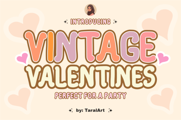 Vintage Valentines: A Retro Romance Display Font