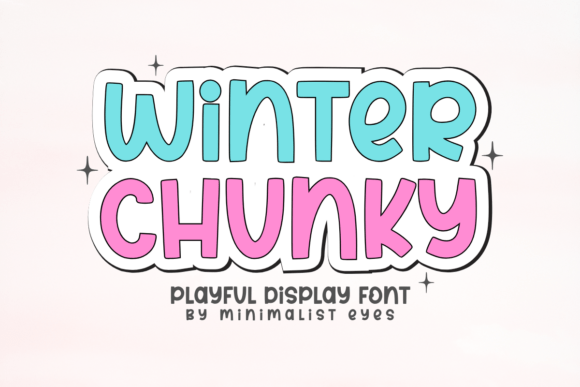 Winter Chunky: The Bold Display Font That Brings Designs to Life